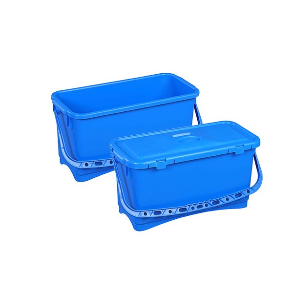 Galeata curatat geamuri 25L albastru cu maner